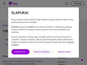 Аналитика трафика для 118.lt