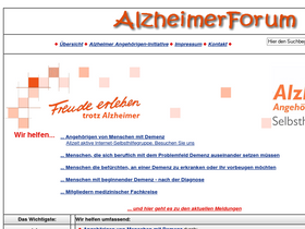 Аналитика трафика для alzheimerforum.de