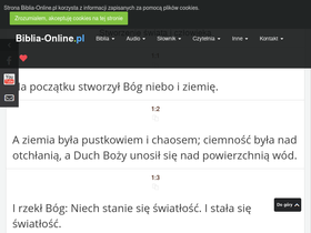 Аналитика трафика для biblia-online.pl
