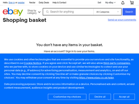 Аналитика трафика для cart.ebay.co.uk