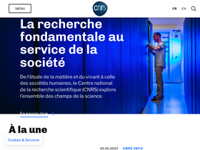Аналитика трафика для cnrs.fr