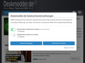 Аналитика трафика для deskmodder.de