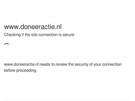 Аналитика трафика для doneeractie.nl