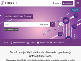 Аналитика трафика для finna.fi