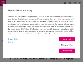 Аналитика трафика для hilfe.telekom.de