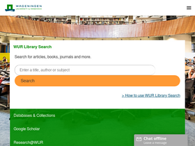 Аналитика трафика для library.wur.nl