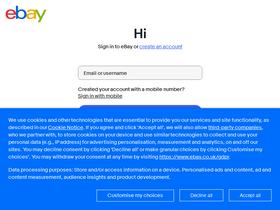 Аналитика трафика для my.ebay.co.uk