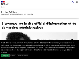 Аналитика трафика для service-public.fr