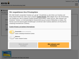 Аналитика трафика для web-docs.gsi.de