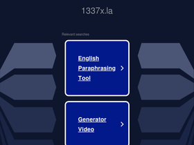 X1337x.eu – Competitor Analysis – SpyMetrics