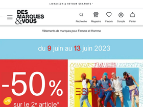 Аналитика трафика для des-marques-et-vous.com