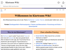 Аналитика трафика для klartraum-wiki.de