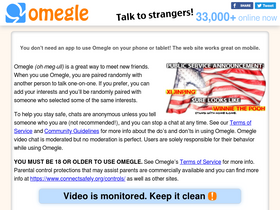 Monitored clean video it omegle is keep Download Omegle