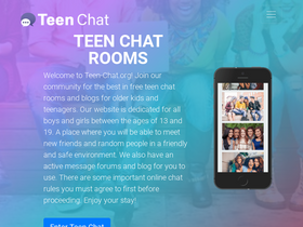 Teen chat rooms