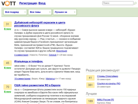 Аналитика трафика для vott.ru